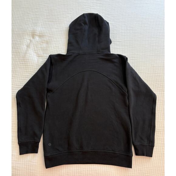 Lululemon women's Logo Black Hooded sweatshirt size small - Picture 3 of 3